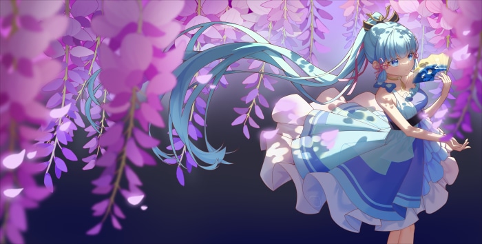 Kamisato Ayaka from Genshin Impact 4K