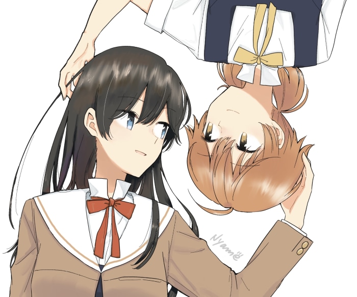 Yuu Koito and Touko Nanami from Bloom Into You