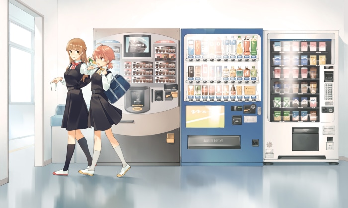 Yuu Koito and Sayaka Saeki from Bloom Into You