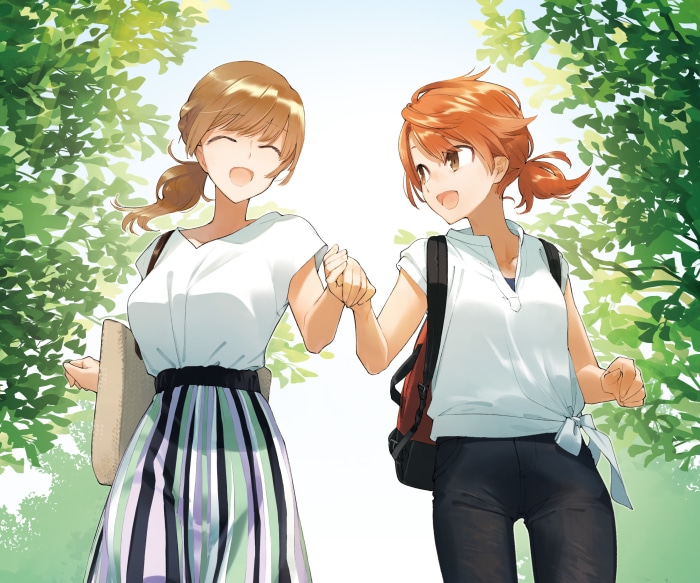Haru Edamoto and Sayaka Saeki from Bloom Into You