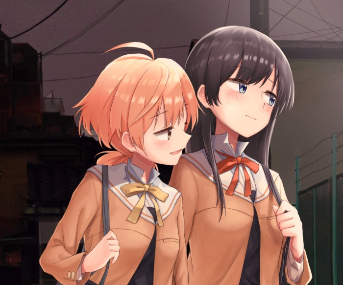 Touko Nanami and Yuu Koito from Bloom Into You