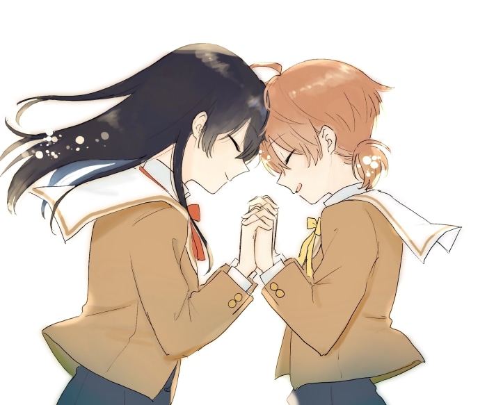 Yuu Koito and Touko Nanami from Bloom Into You