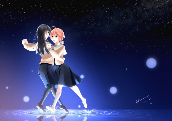 Touko Nanami and Yuu Koito from Bloom Into You 4K