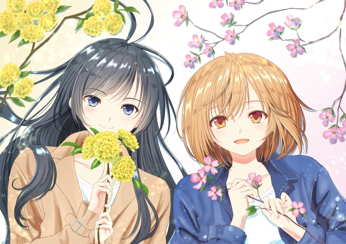 Yuu Koito and Touko Nanami from Bloom Into You