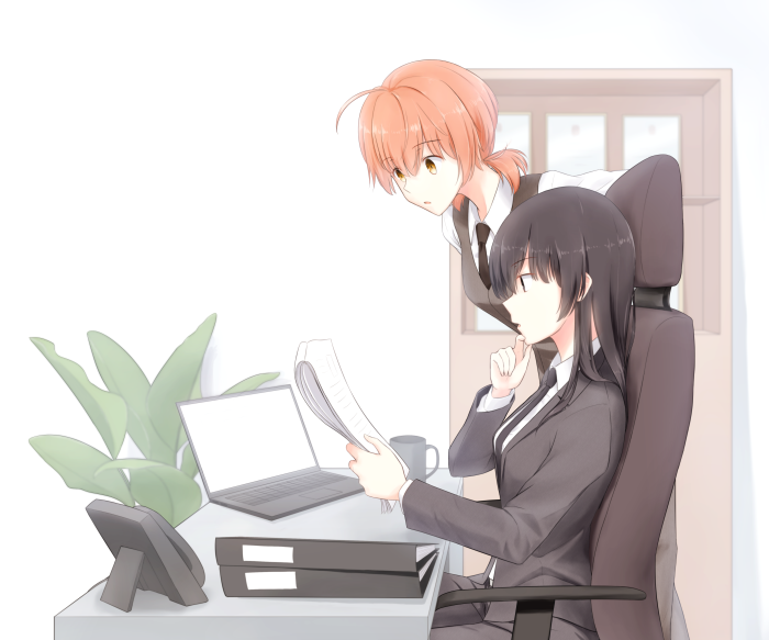 Yuu Koito and Touko Nanami from Bloom Into You 4K