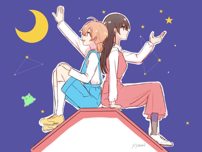 Touko Nanami and Yuu Koito from Bloom Into You