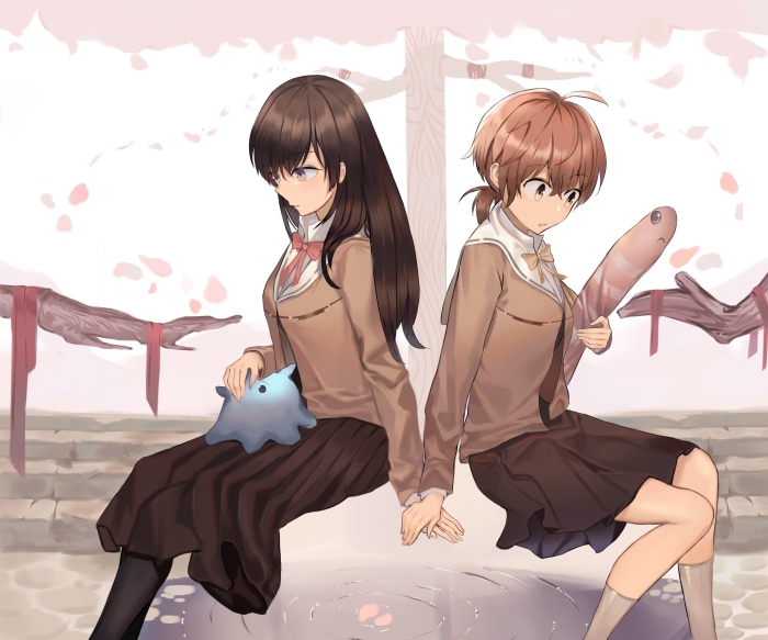 Touko Nanami and Yuu Koito from Bloom Into You