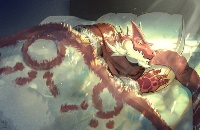 Itzamna from Tokyo Afterschool Summoners Resting