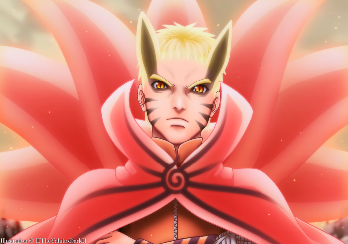 Naruto Uzumaki in Baryon Mode from Boruto