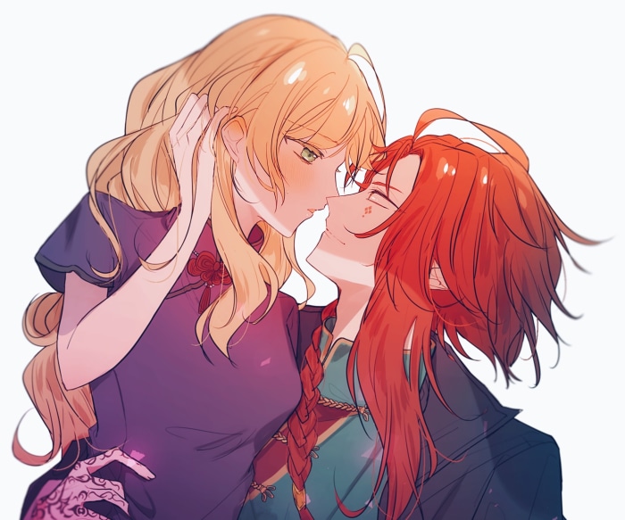 Liliana Adornato and Yang from Piofiore no Bansho