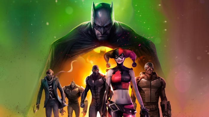 Batman: Assault on Arkham characters with Batman