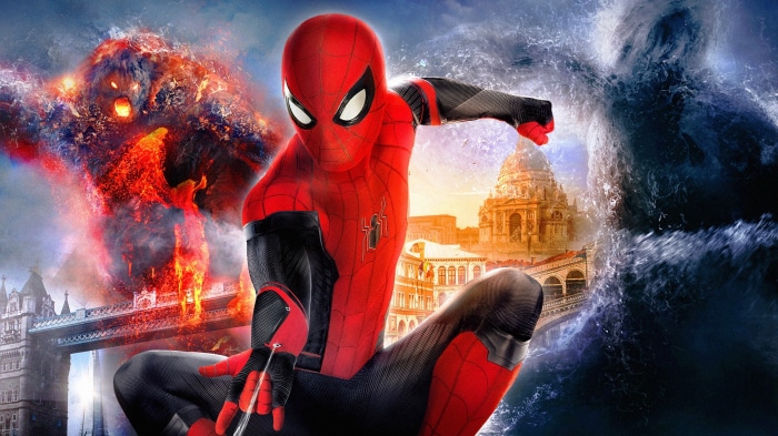 Spider-Man with Elemental Villains in London and Venice