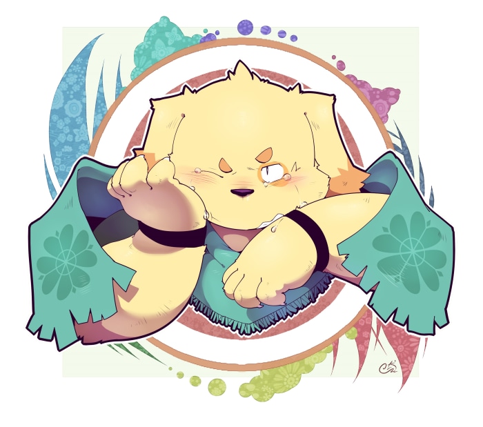 Cu Sith from Tokyo Afterschool Summoners
