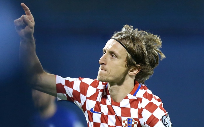 Luka Modrić of Croatia National Football Team