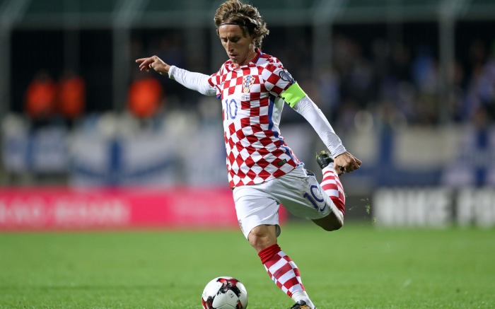 Luka Modrić of Croatia National Football Team