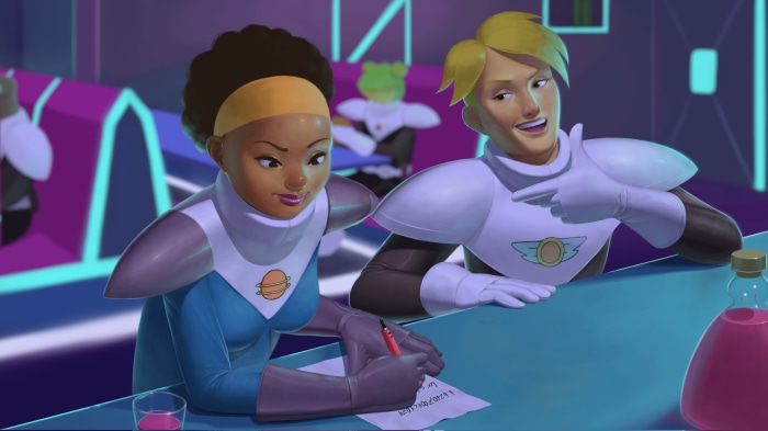 Gary Goodspeed and Quinn Airgon from Final Space