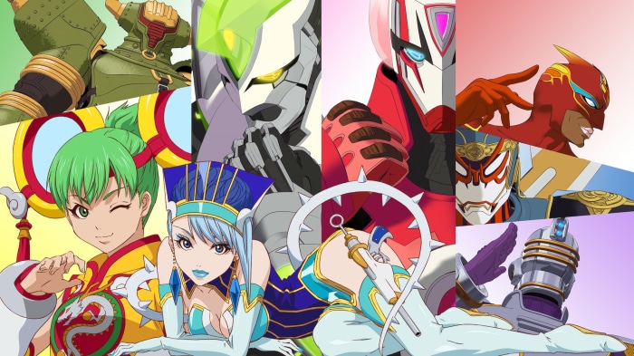 Characters from Tiger & Bunny