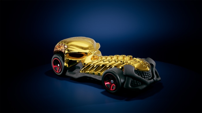 Golden Skull Car from Hot Wheels Unleashed