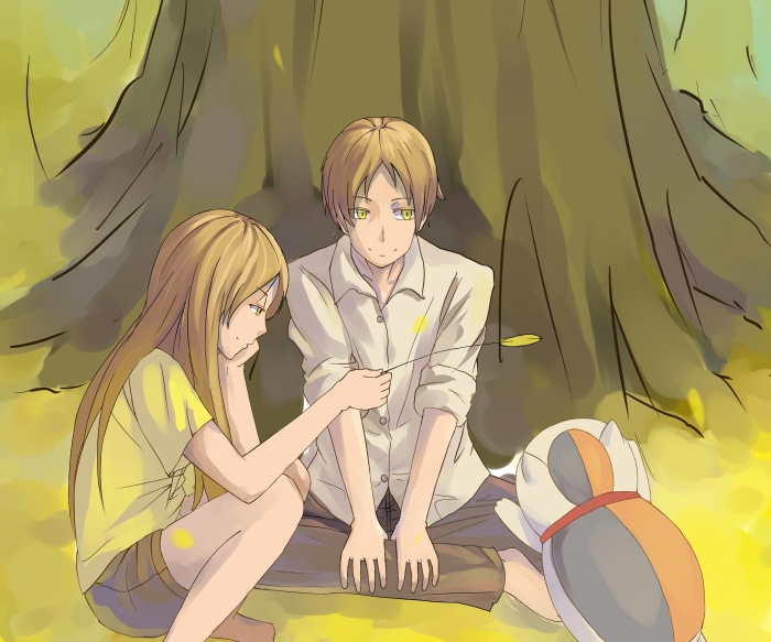 Takashi Natsume and Reiko Natsume from Natsume's Book of Friends