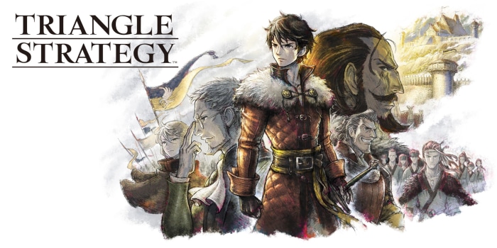 Triangle Strategy characters and castle