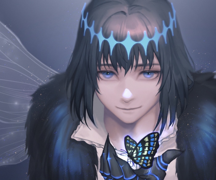 Pretender from Fate/Grand Order with butterfly