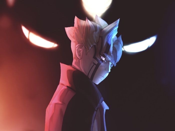 Boruto Uzumaki with Mystic Aura