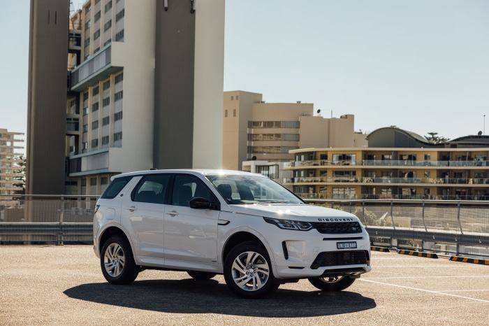 White Land Rover Discovery Sport S R-Dynamic SUV