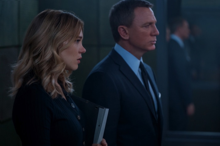 James Bond and Madeleine Swann from No Time To Die