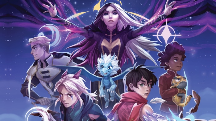 The Dragon Prince characters and dragons