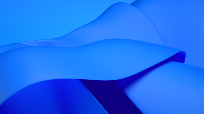 Windows 11 abstract blue waves