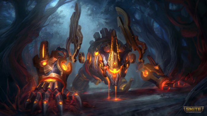 Molten Machina Fenrir from Smite