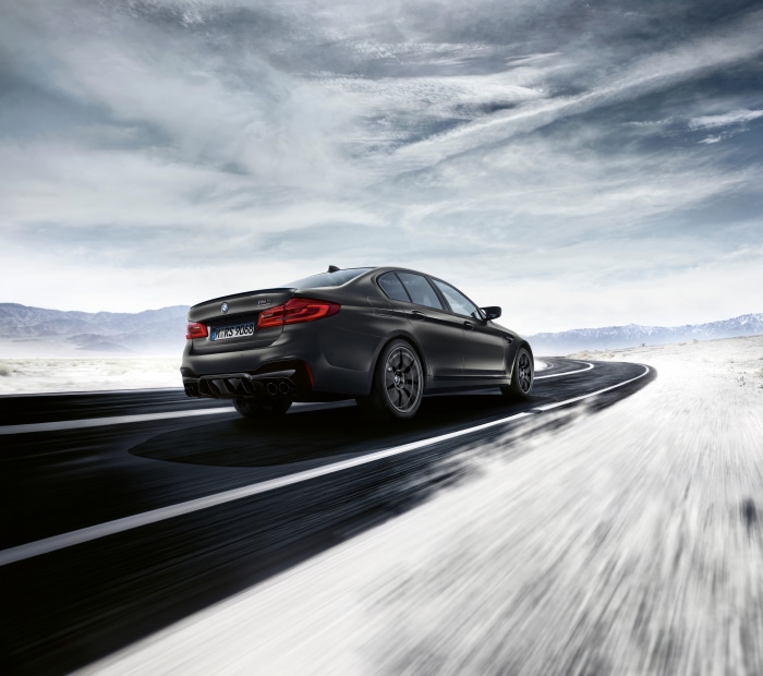 BMW M5 F90 on a Winding Road