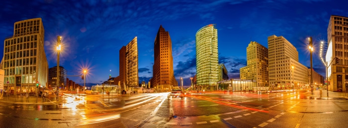 Berlin 4K Time-Lapse Night Germany Buildings