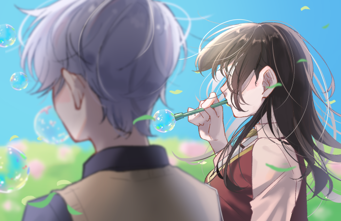 Arthur from Promise of Wizard blowing bubbles