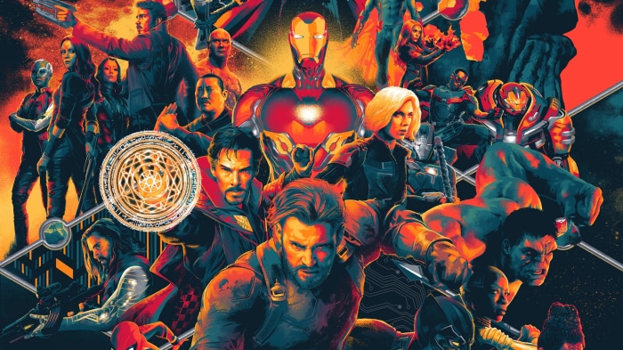 Avengers: Infinity War Poster with Multiple Heroes