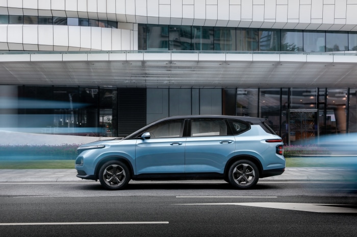 Baojun RM-5 car in motion