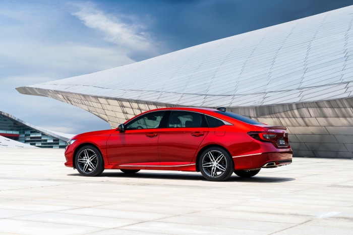 Red Honda Accord Sport Turbo sedan