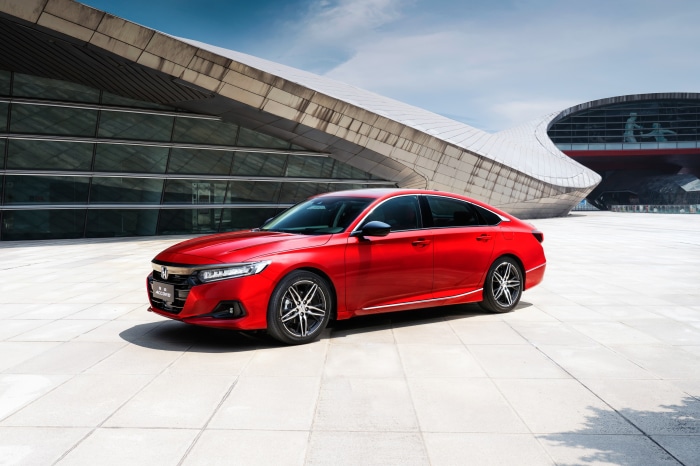 Red Honda Accord Sport Turbo