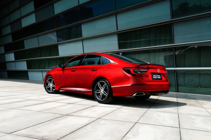 Red Honda Accord Sport Turbo Sedan