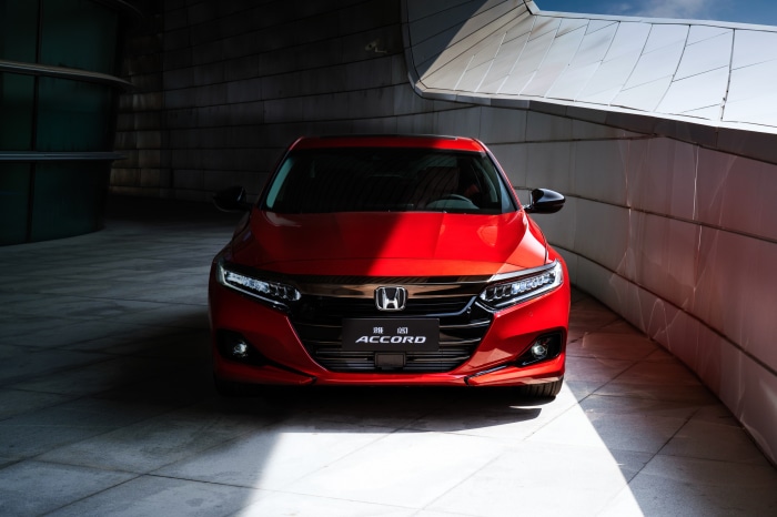 Red Honda Accord Sport Turbo