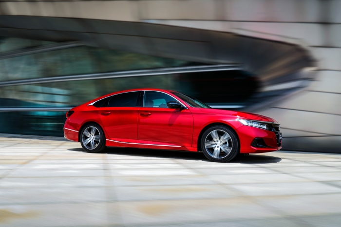 Red Honda Accord Sport Turbo