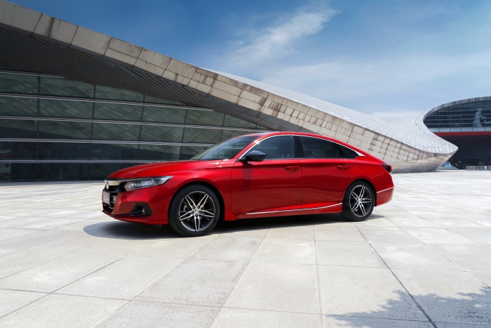 Red Honda Accord Sport Turbo