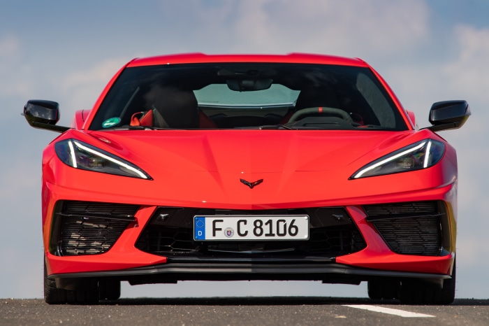 Red Chevrolet Corvette Stingray 4K