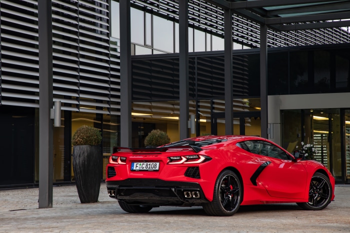 Red Chevrolet Corvette Stingray 4K