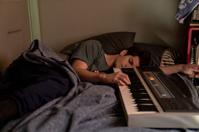Andrew Garfield from Tick, Tick...BOOM!