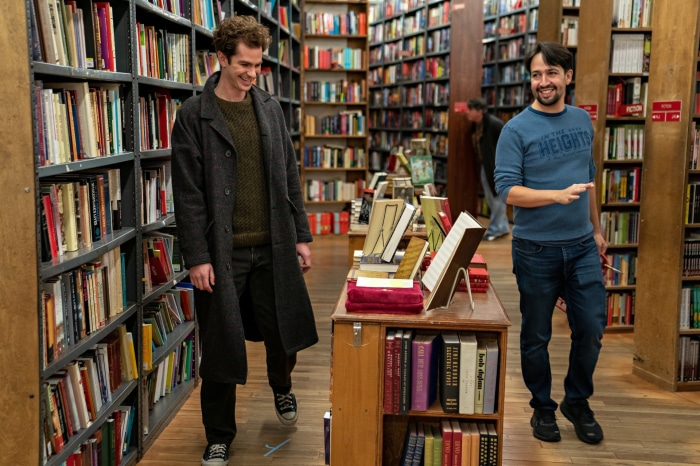 Andrew Garfield and Lin-Manuel Miranda in Tick, Tick...BOOM!