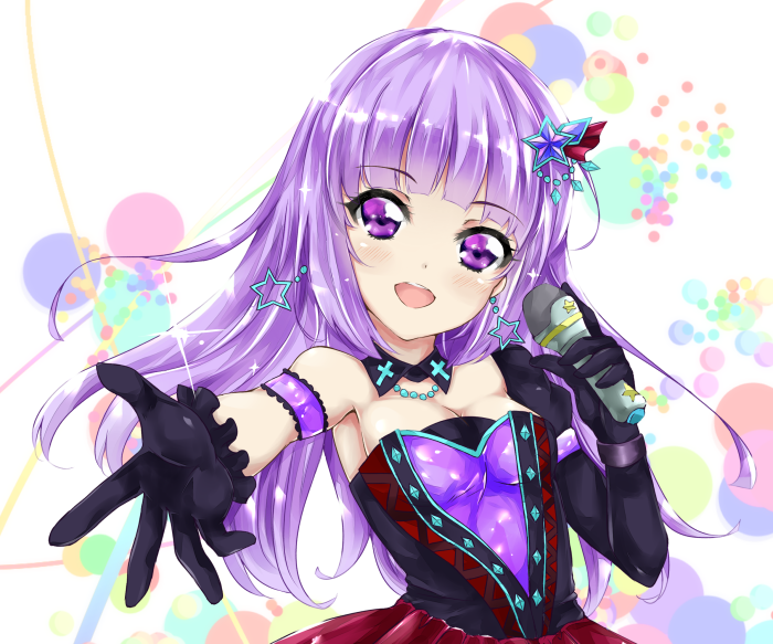 Sumire Hikami from Aikatsu! singing