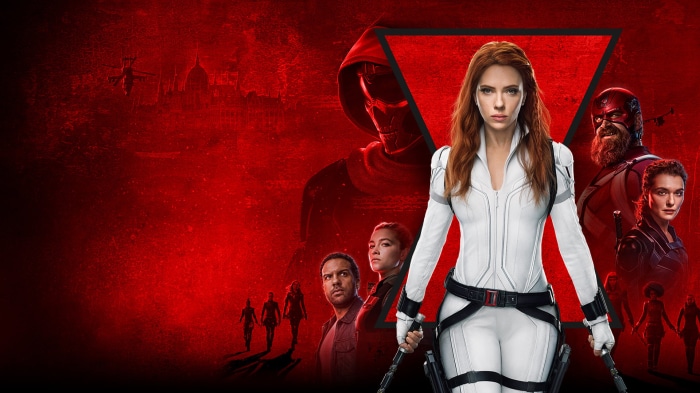 Black Widow Poster with Scarlett Johansson and Taskmaster