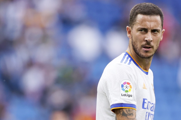 Eden Hazard in Real Madrid Jersey