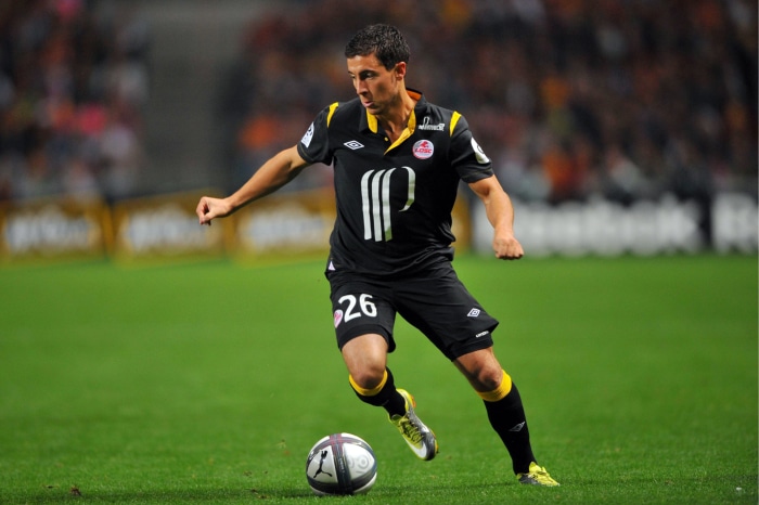 Eden Hazard playing for Lille OSC